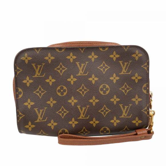 Louis Vuitton Monogram Orsay Clutch Bag M51790 Brown Men's